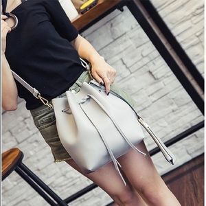 Light Grey bucket bag